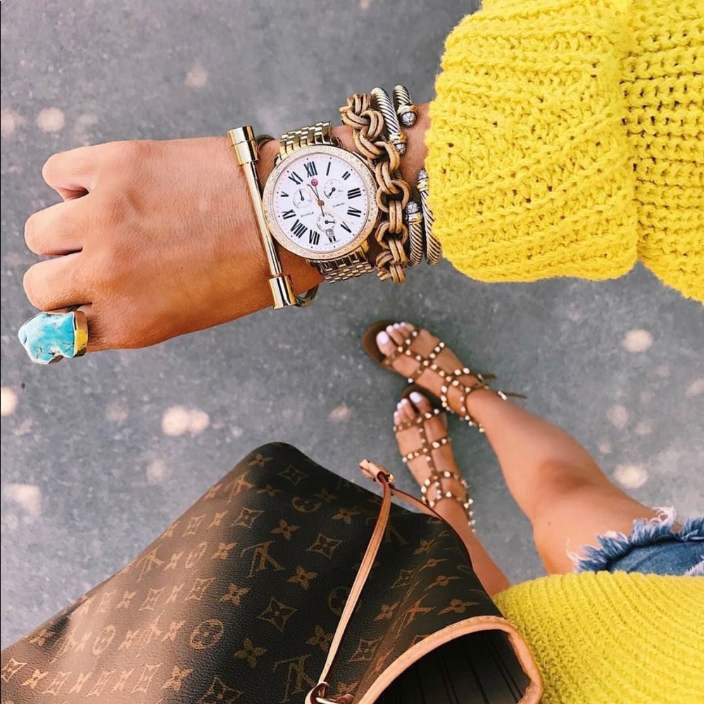 Elegant Gold and Silver Women's Watch